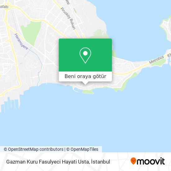 Gazman Kuru Fasulyeci Hayati Usta harita