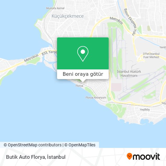 Butik Auto Florya harita