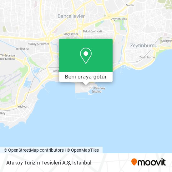 Ataköy Turizm Tesisleri A.Ş harita