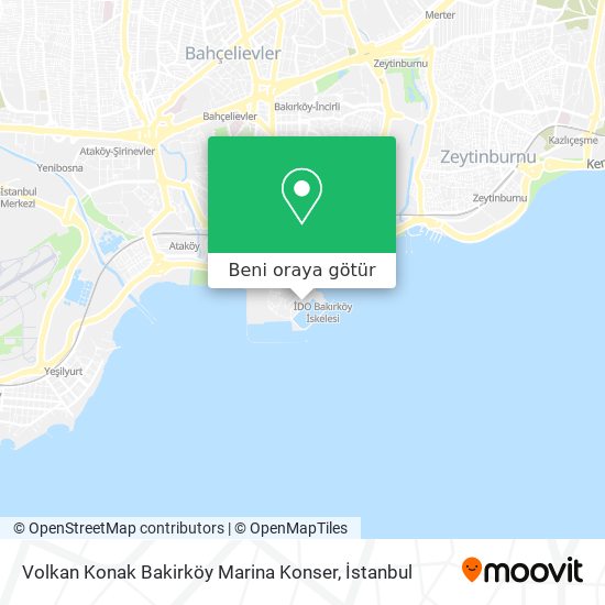 Volkan Konak Bakirköy Marina Konser harita