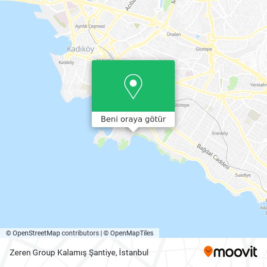 Zeren Group Kalamış Şantiye harita