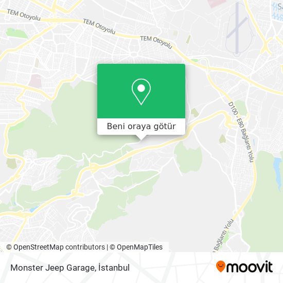 Monster Jeep Garage harita