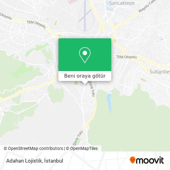 Adahan Lojistik harita