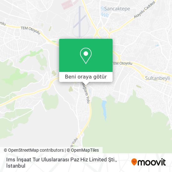 Ims İnşaat Tur Uluslararası Paz Hiz Limited Şti. harita