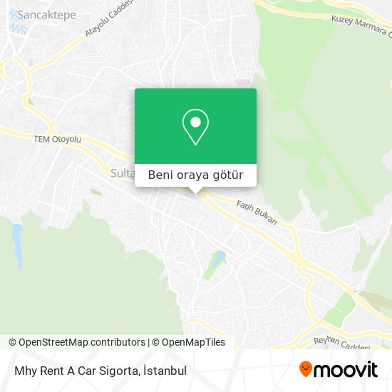 Mhy Rent A Car Sigorta harita