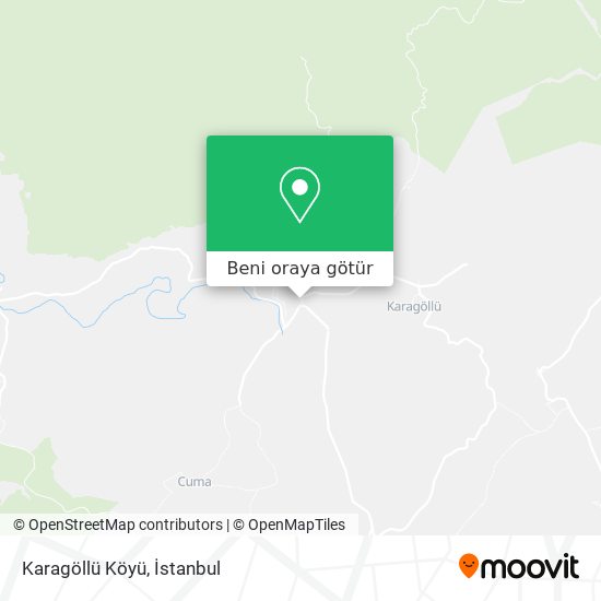 Karagöllü Köyü harita