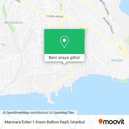 Marmara Evleri 1.Kısım Balkon Keyfi harita