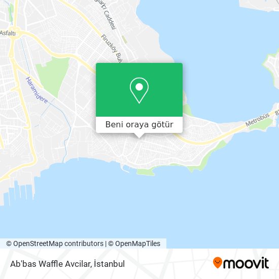 Ab'bas Waffle Avcilar harita