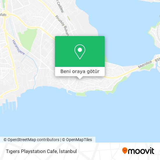 Tıgers Playstatıon Cafe harita