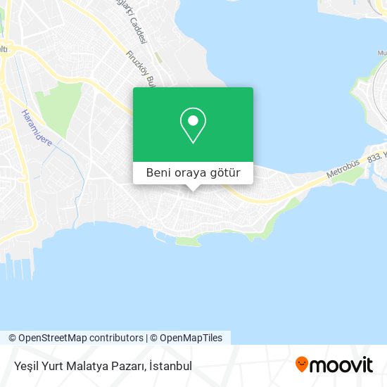 Yeşil Yurt Malatya Pazarı harita