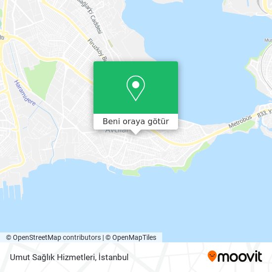 Umut Sağlık Hizmetleri harita
