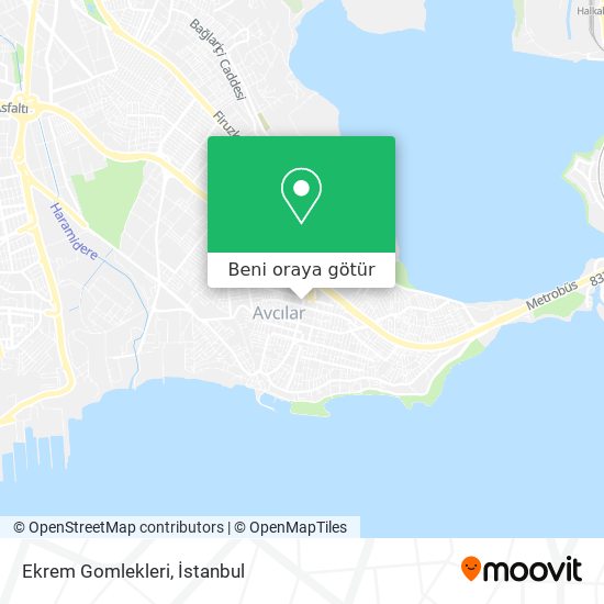 Ekrem Gomlekleri harita