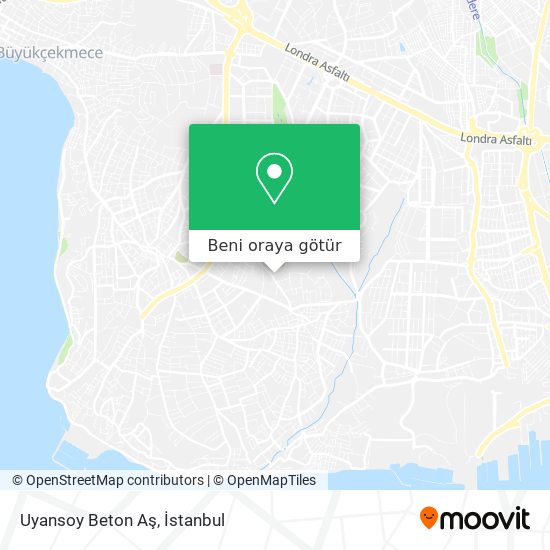 Uyansoy Beton Aş harita