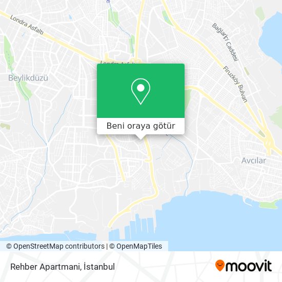 Rehber Apartmani harita
