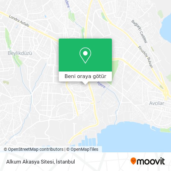 Alkum Akasya Sitesi harita