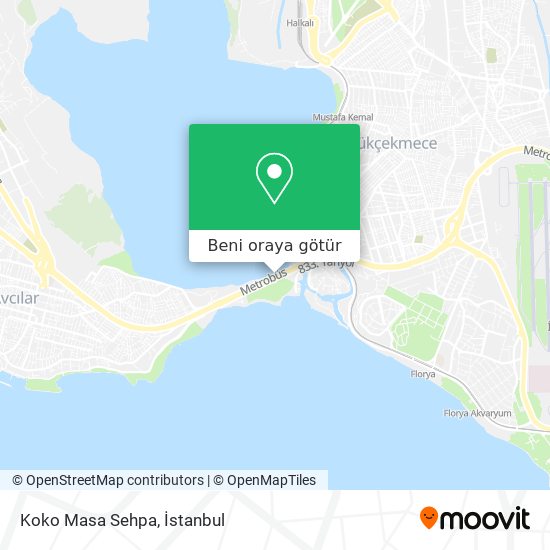 Koko Masa Sehpa harita