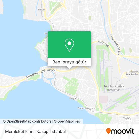 Memleket Fırınlı Kasap harita