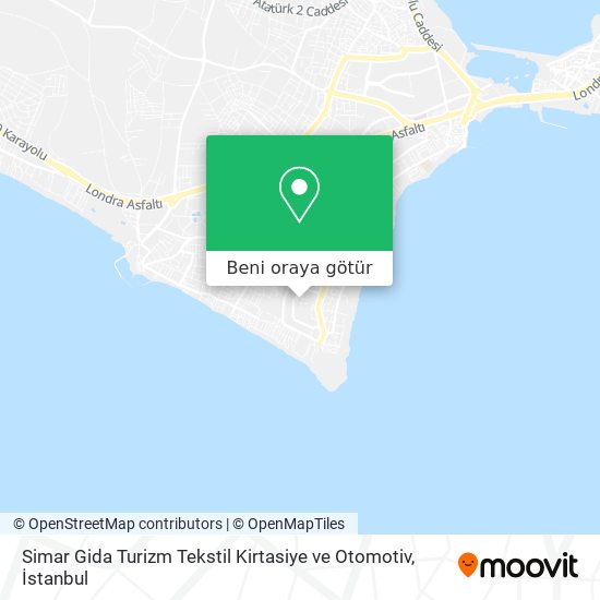 Simar Gida Turizm Tekstil Kirtasiye ve Otomotiv harita