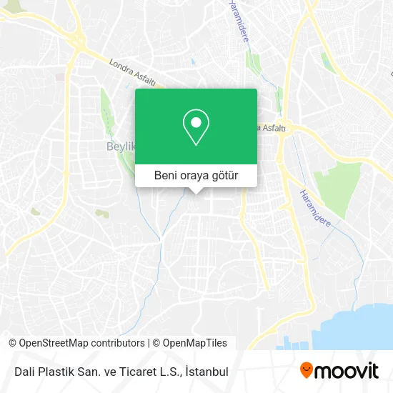 Dali Plastik San. ve Ticaret L.S. harita