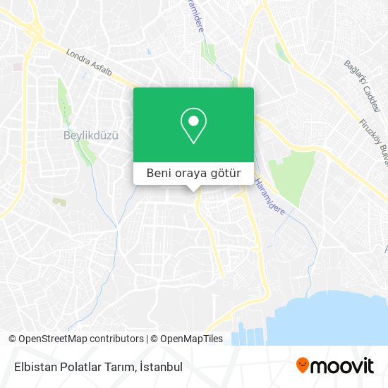 Elbistan Polatlar Tarım harita