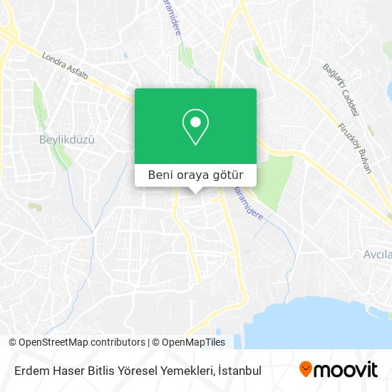 Erdem Haser Bitlis Yöresel Yemekleri harita