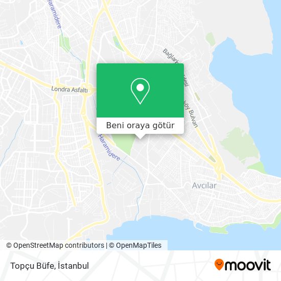 Topçu Büfe harita