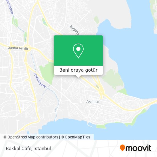 Bakkal Cafe harita