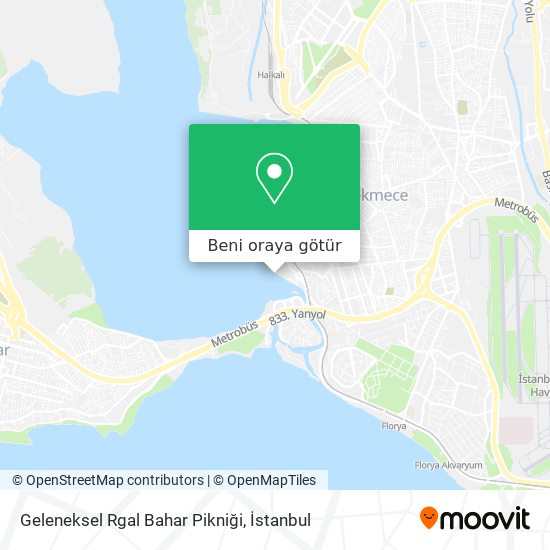 Geleneksel Rgal Bahar Pikniği harita
