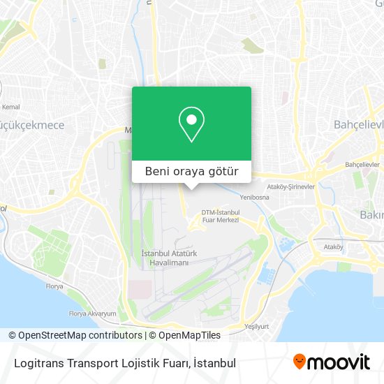 Logitrans Transport Lojistik Fuarı harita