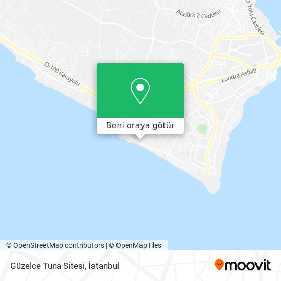 Güzelce Tuna Sitesi harita