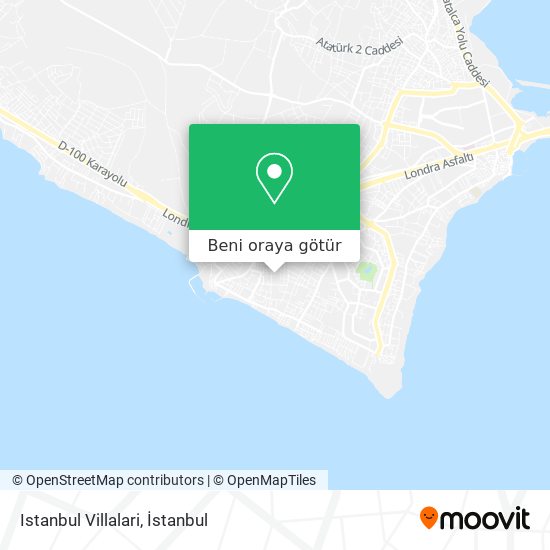 Istanbul Villalari harita