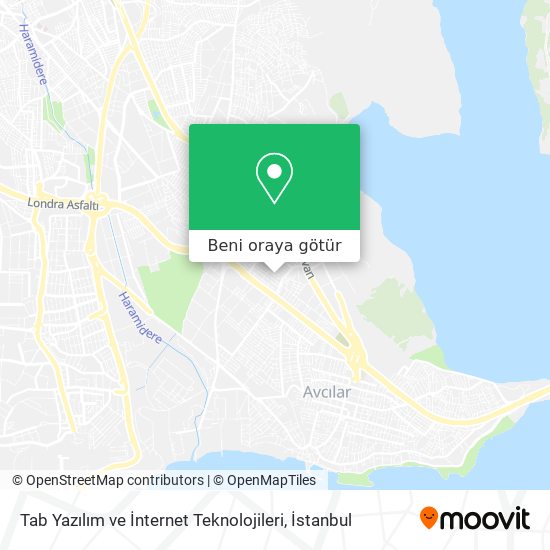 Tab Yazılım ve İnternet Teknolojileri harita