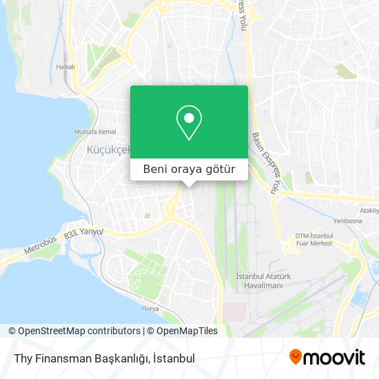 Thy Finansman Başkanlığı harita