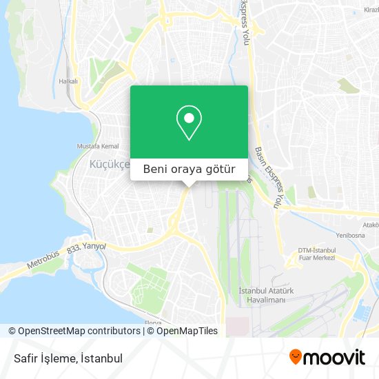 Safir İşleme harita
