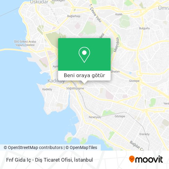 Fnf Gida Iç - Diş Ticaret Ofisi harita