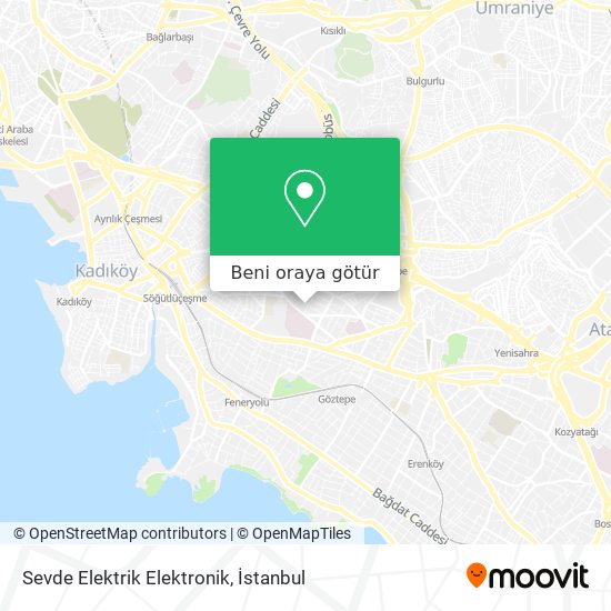 Sevde Elektrik Elektronik harita