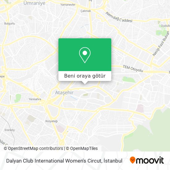Dalyan Club International Women's Circut harita
