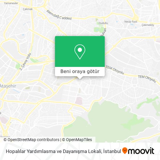 Hopalılar Yardımlasma ve Dayanışma Lokali harita