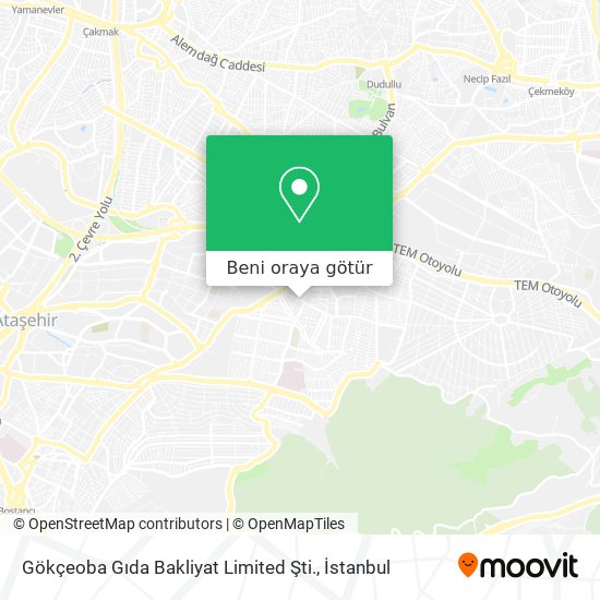 Gökçeoba Gıda Bakliyat Limited Şti. harita