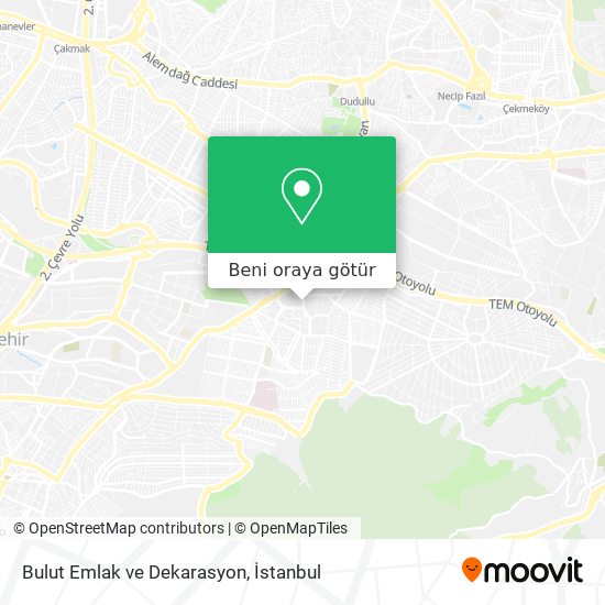 Bulut Emlak ve Dekarasyon harita