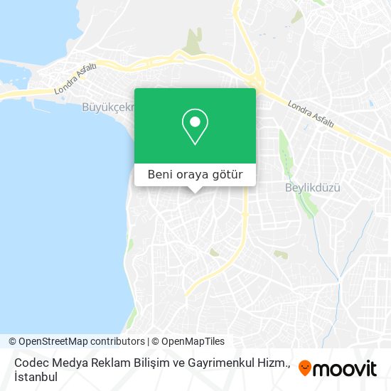 Codec Medya Reklam Bilişim ve Gayrimenkul Hizm. harita