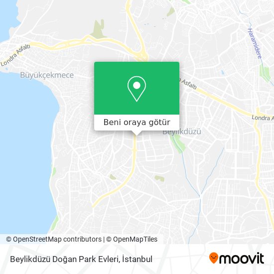 Beylikdüzü Doğan Park Evleri harita