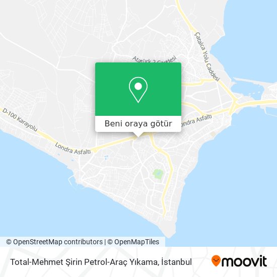 Total-Mehmet Şirin Petrol-Araç Yıkama harita
