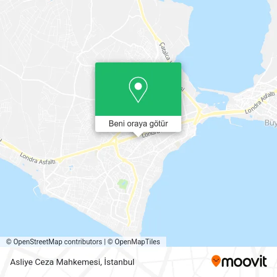 Asliye Ceza Mahkemesi harita