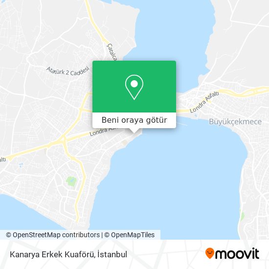 Kanarya Erkek Kuaförü harita