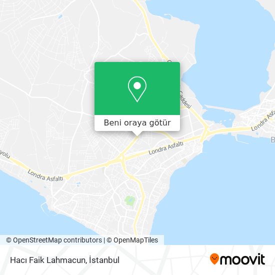 Hacı Faik Lahmacun harita