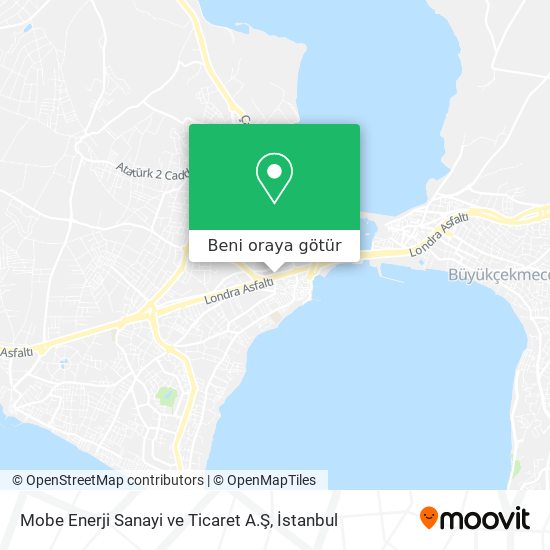 Mobe Enerji Sanayi ve Ticaret A.Ş harita