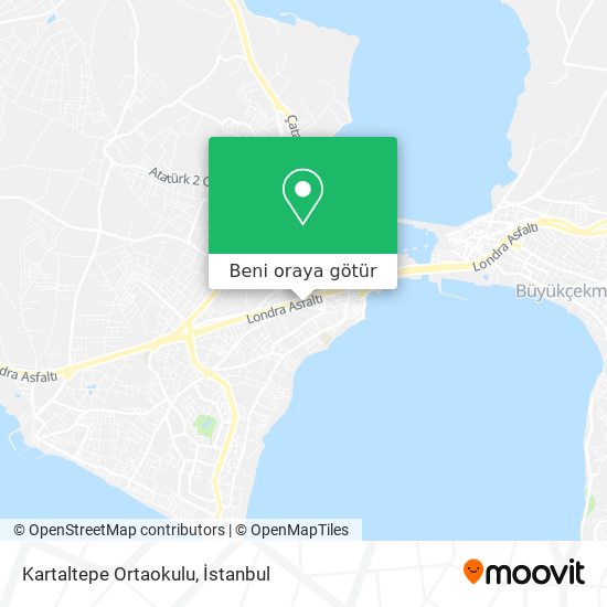 Kartaltepe Ortaokulu harita