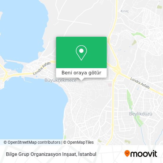 Bilge Grup Organizasyon Inşaat harita