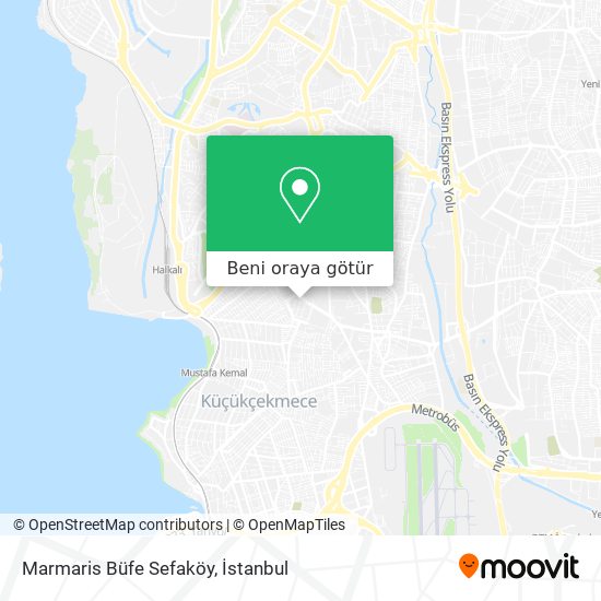 Marmaris Büfe Sefaköy harita